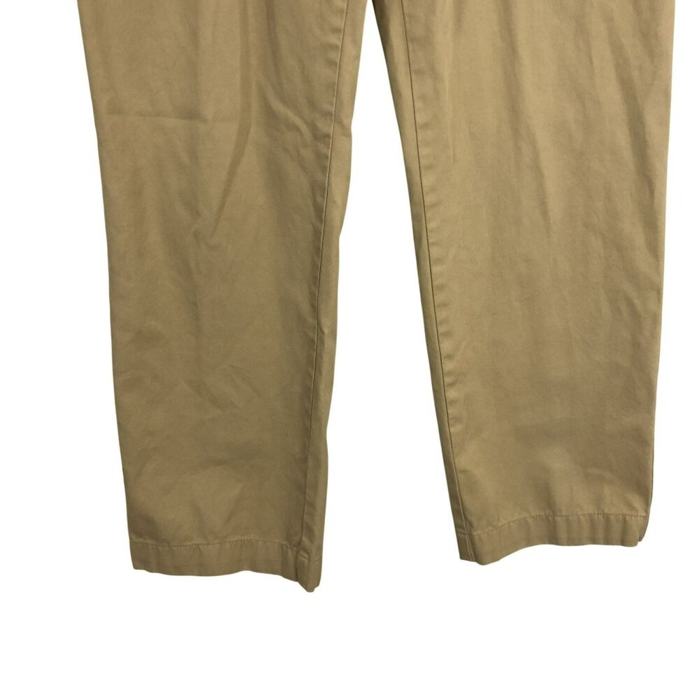Brooks Brothers Milano Fit Khaki Chino Pants W33 L30 100% Cotton Mens - Picture 4 of 13